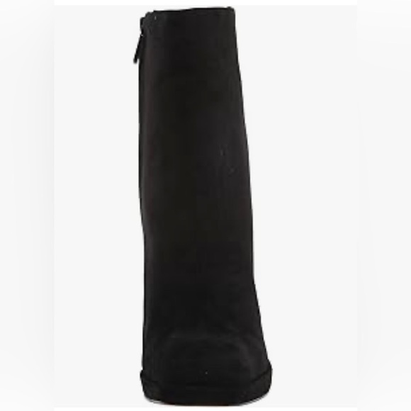 SAM EDELMAN BLACK SUEDE LEATHER JAY ANKLE BOOTIES 5 MEDIUM - Picture 4 of 10